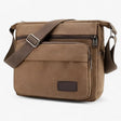 Men's Multifunctional Organized Canvas Shoulder Bag