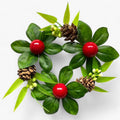 DIY Artificial Christmas Wreath - Festive Door Decoration