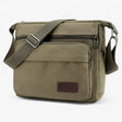 Men's Multifunctional Organized Canvas Shoulder Bag