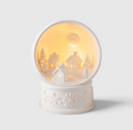 Christmas Village Snow Globe - Battery-Powered Night Light