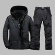 Men's Waterproof Warm Ski Suit - Insulated One-Piece