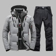 Men's Waterproof Warm Ski Suit - Insulated One-Piece