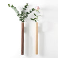 Vertical Flute Wall Vases for Flowers - Set of 2