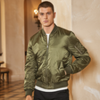 Men's Pilot Jacket - Stand Collar Flight Jacket