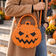 Borsa a mano in ecopelle a forma di zucca - Accessorio di Halloween