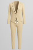 Women's Blazer Set with Jogger Pants