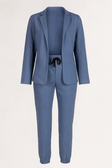 Women's Blazer Set with Jogger Pants