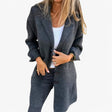 Women's Wool Jacket - Fashion-Forward Warmth
