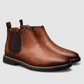 Men's Chelsea Boots with Elastic Side Panels