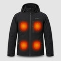 Men's Heated Jacket with 8 Heat Zones - Powerbank Compatible