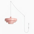 Retro Bauhaus Plug-In Pendant Light - Multi Color