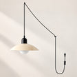 Mid Century Bauhaus Plug-In Pendant Light