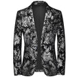 Men's Business Blazer - Baroque Print, Oscar
