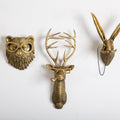 Realistic Faux Deer Head Wall Decoration