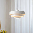Modern Architectural Layered Pendant Light Concentric Rings