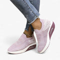 Women's Denim Slip-On Sneakers - Casual and Comfortable