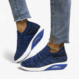 Women's Denim Slip-On Sneakers - Casual and Comfortable