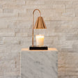 Marble Candle Warmer Lamp - Flameless Wax Melt Lamp with Timer