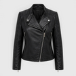 Women's Faux Leather Biker Jacket